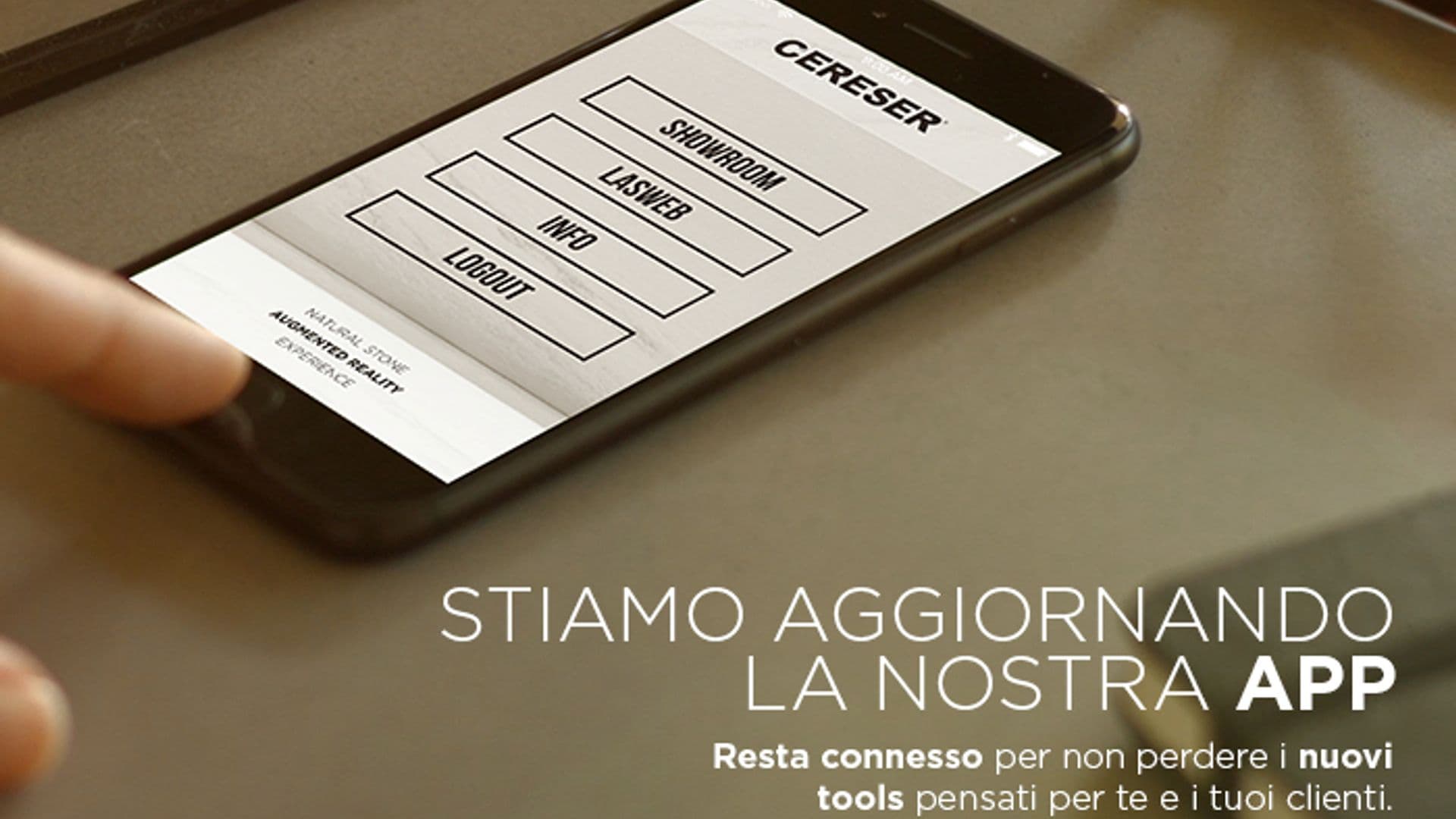 CERESER - AVVISO AGGIORNAMENTO APP